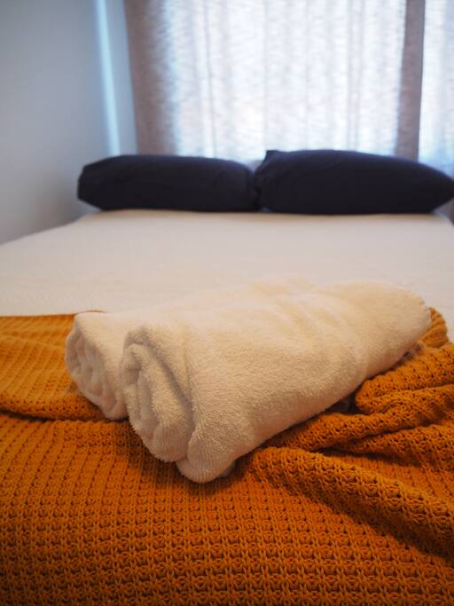 White towels for your stay