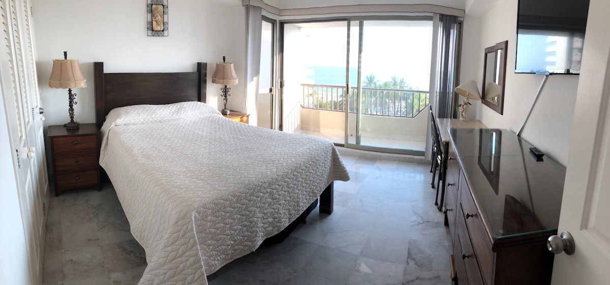 OCEAN VIEW BEDROOM  WITH FLAT SCREEN TV