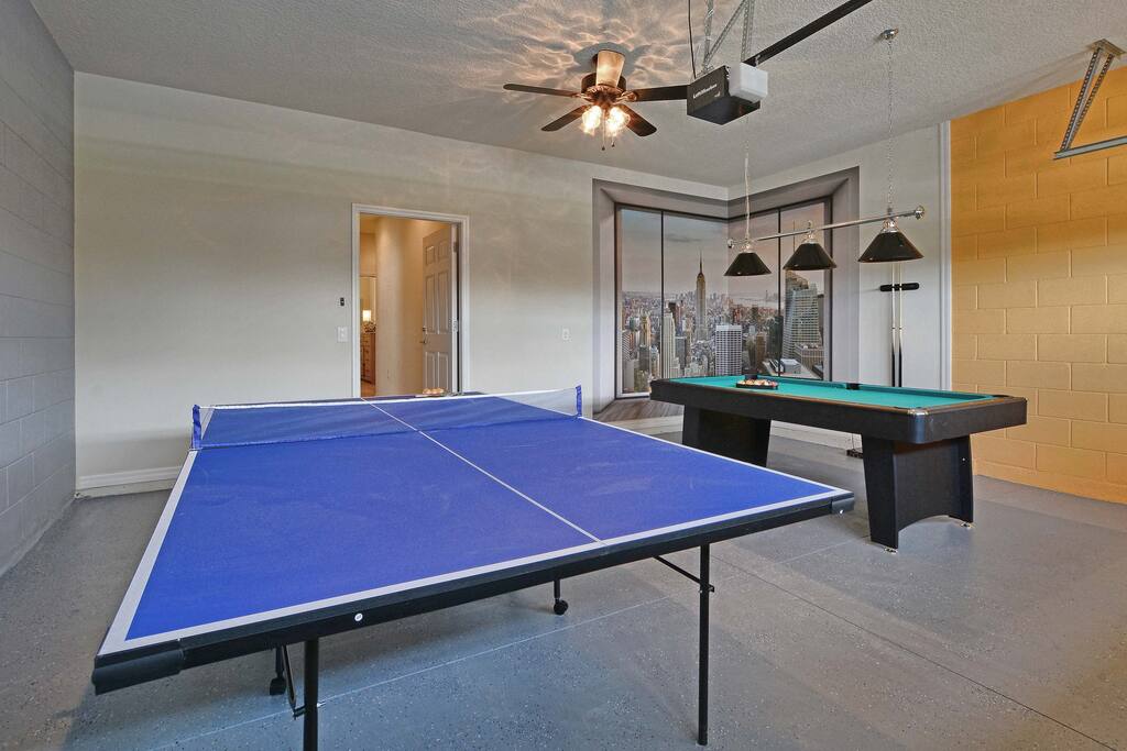 Garage converted into Gameroom