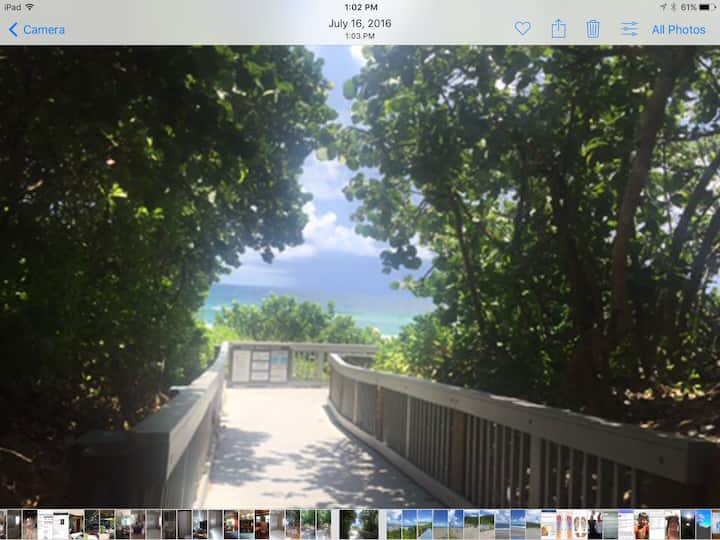 סאות 'ביץ' פארק בוקה רטון. הליכה של 2 דקות! שביל לחוף הים, אין בניינים גבוהים על החוף הזה! 