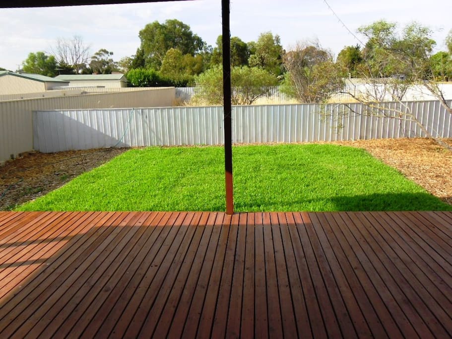 Rear yard from back pergola/deck