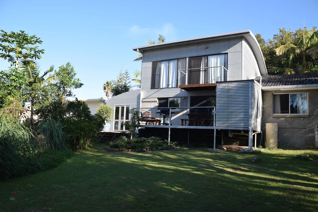 House from backyard