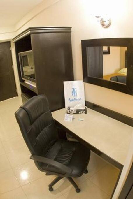 Área de trabajo en habitaciones