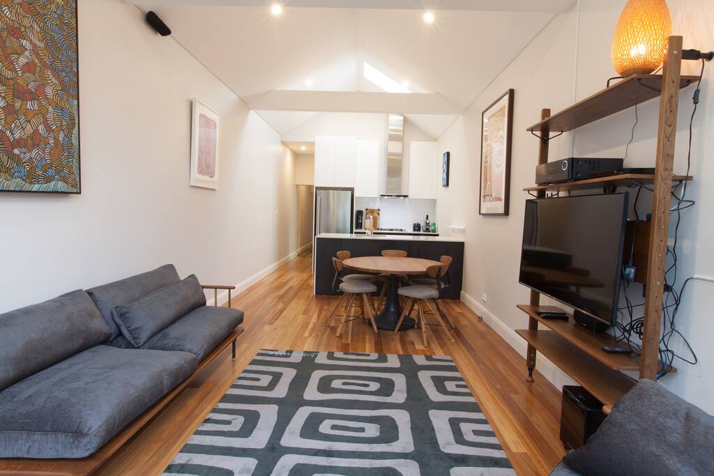 Living Room, Kitchen, TV, Surround Sound Amp