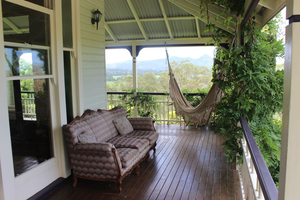 Hammock with breeze and view