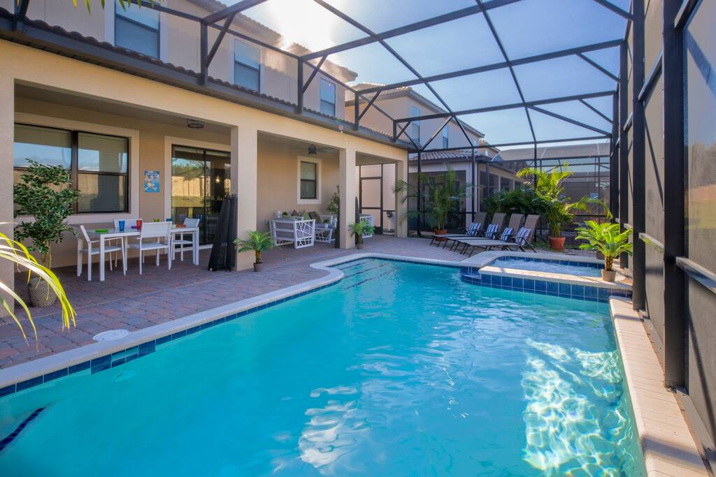 Come and enjoy the vacation of a lifetime here in Florida - but be sure to spend at least a couple of days relaxing in and around the crystal clear waters of our pool and extended, sun-splashed deck.