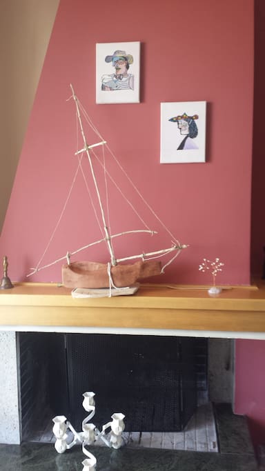 fireplace boat