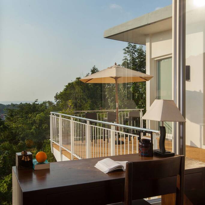 upstairs terrace