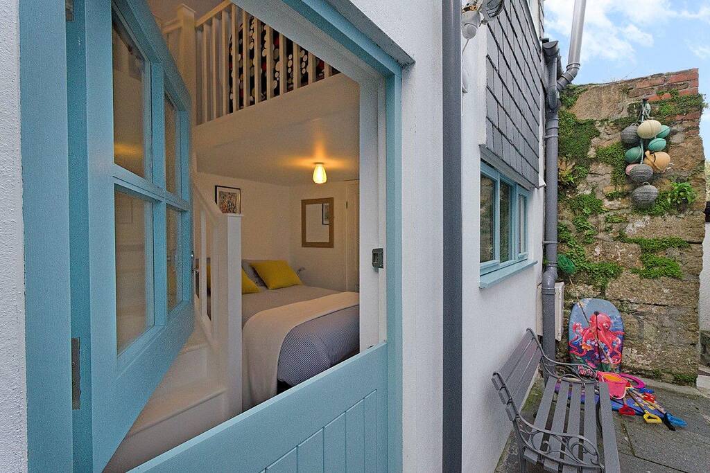 View inside the Annexe. Bedroom and en suite shower are downstairs