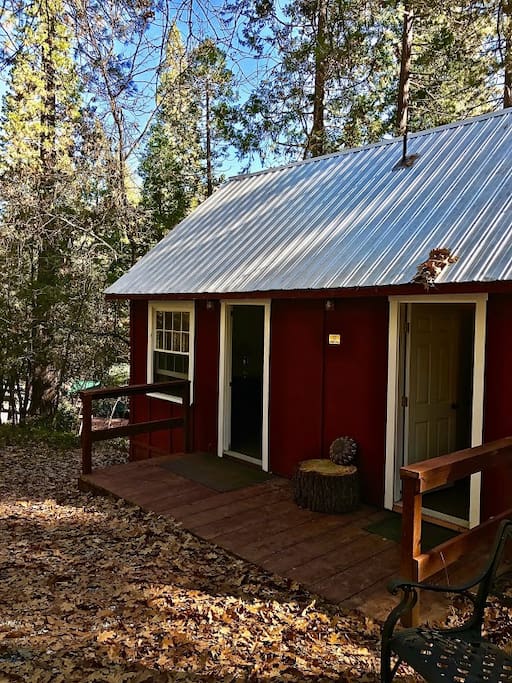 2 Bedrooms with Shared bath holds a family of four.