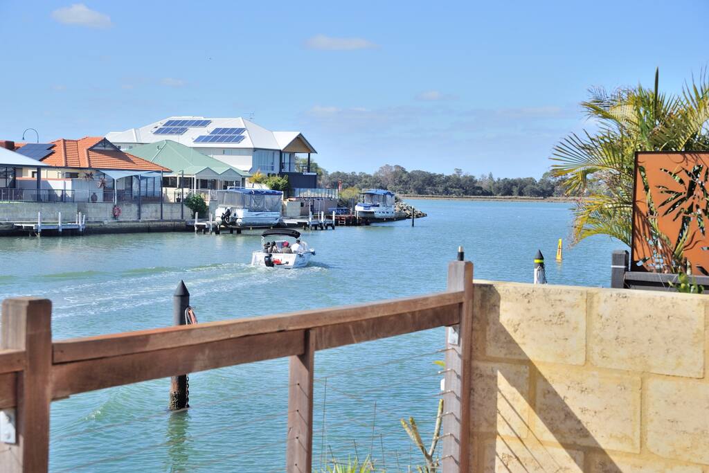 Relax and watch the boats go by.