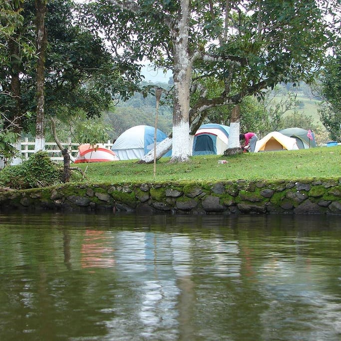 Situada a orillas del Lago de Catemaco está Poza Reyna Camping Area el lugar ideal para convivir con la naturaleza en un ambiente exclusivo y seguro.Disfrutarás de un paraje para convivir con familiares y amigos.