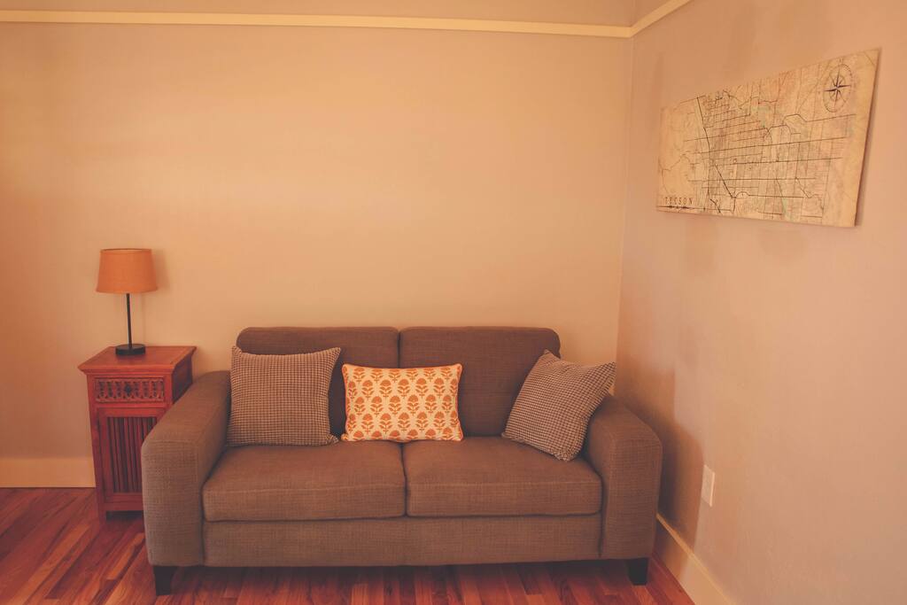 Super comfy loveseat perfect for lounging!