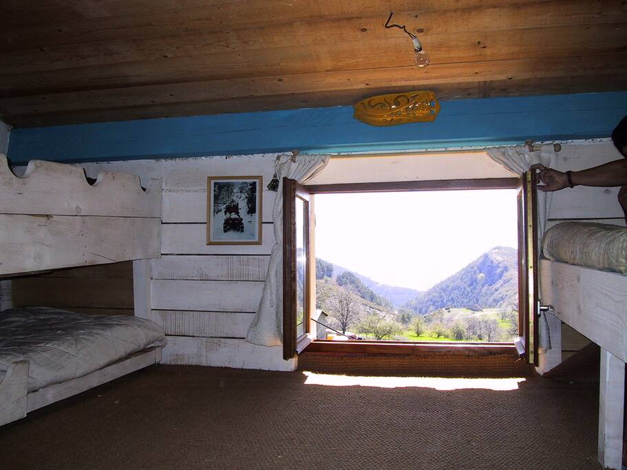 la chambre de 4 places