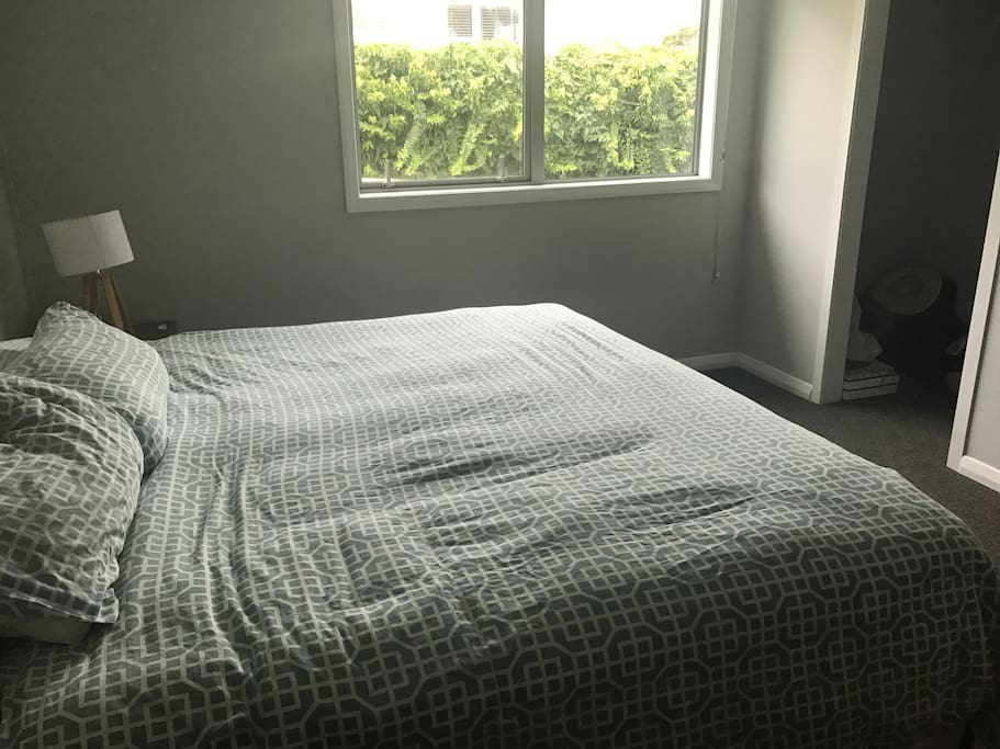 Main bedroom with king size bed