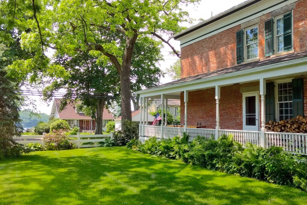 Side yard, water view