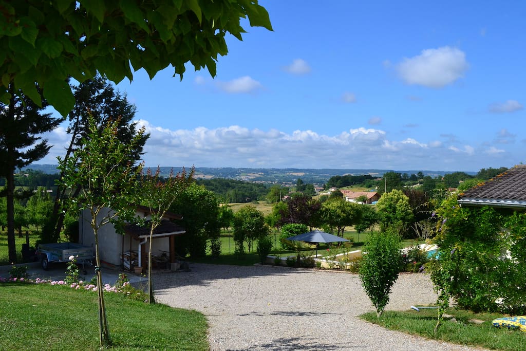 Vieuw over the valley of the Lot