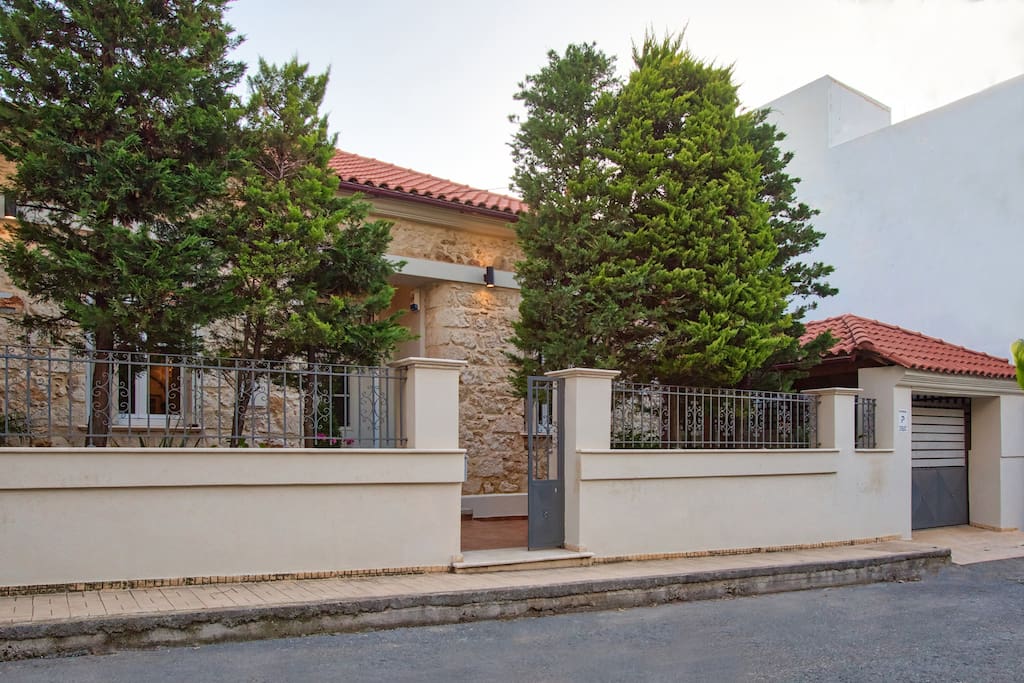 facade of the house