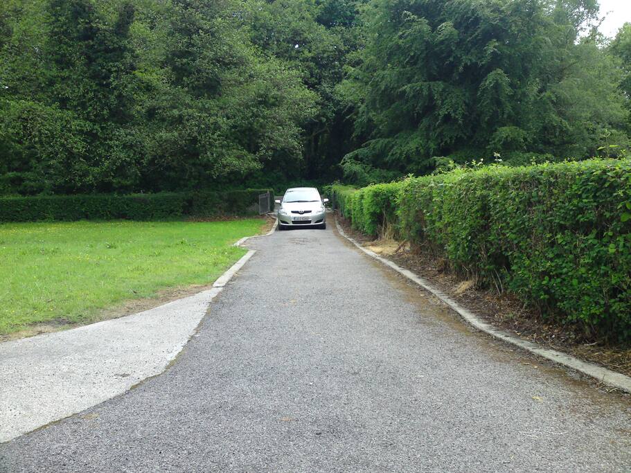 Drive into the cottage