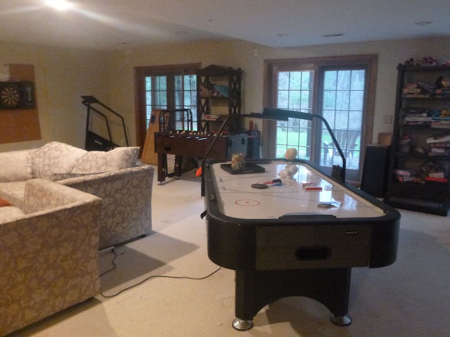 Lower level family room