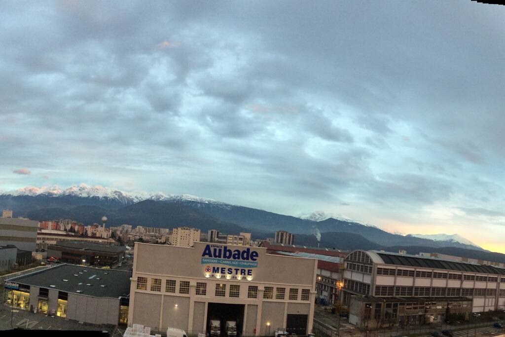 vue du balcon