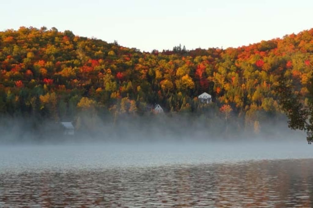 Lac Gémont in the fall