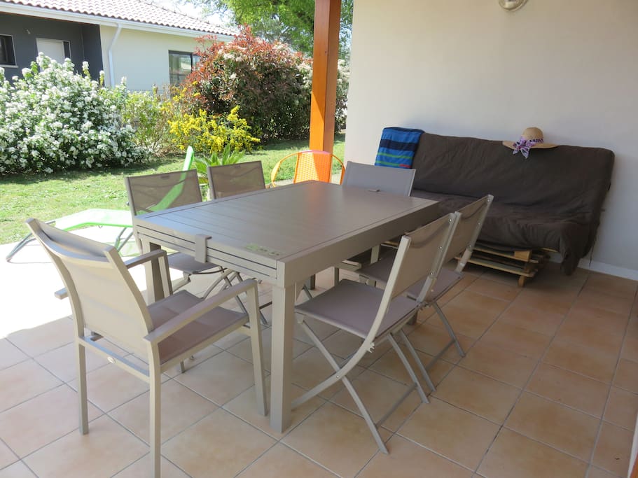 Terrasse couverte