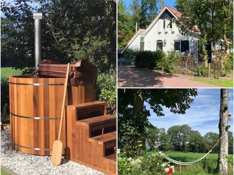 Luxury 4p villa with hot tub, unobstructed view, wooded