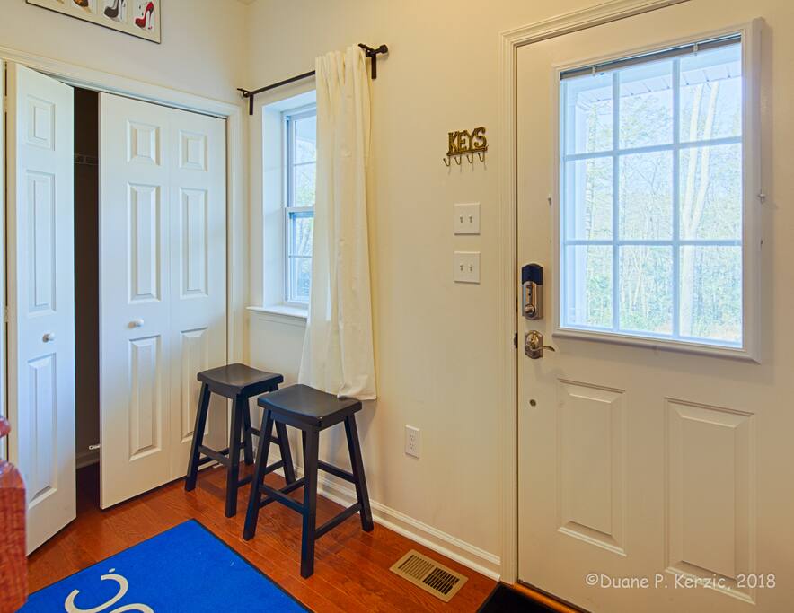 Entrance of home. Foyer.