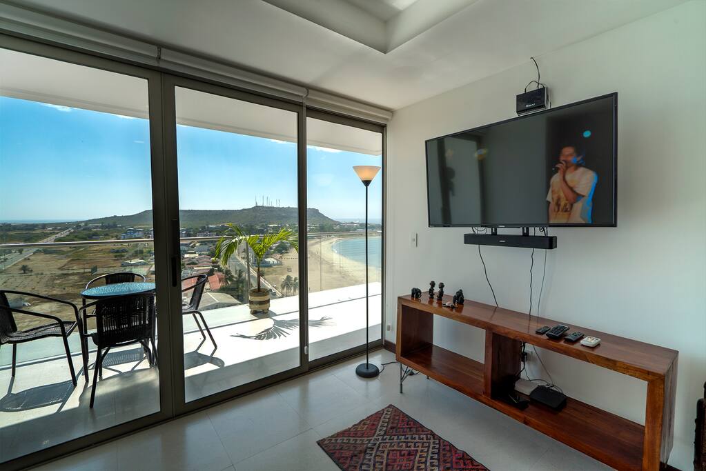 Living Room and Balcony