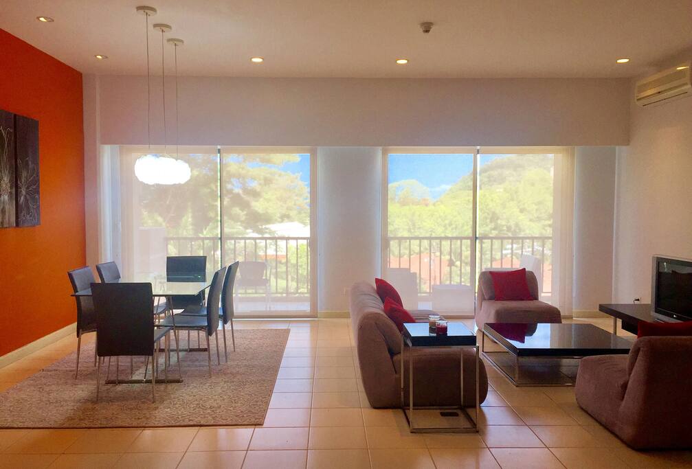Living and dining room