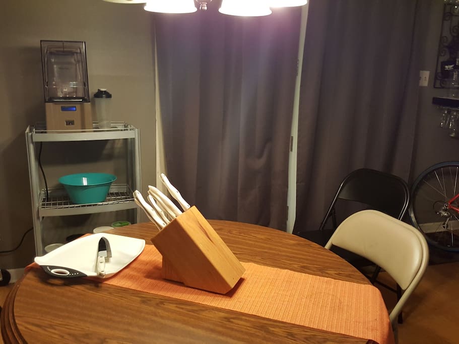 Round top table for meals