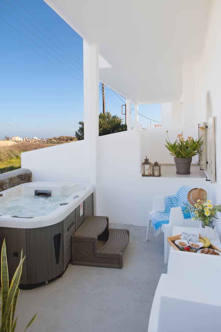 Villa Dina With Private Jacuzzi - Santorini