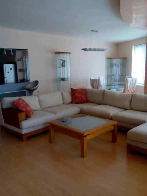 Open plan living room