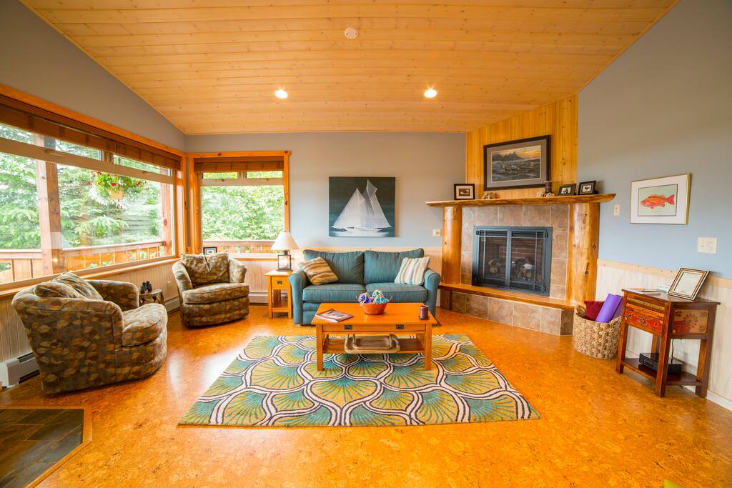 Living area across from the Kitchen