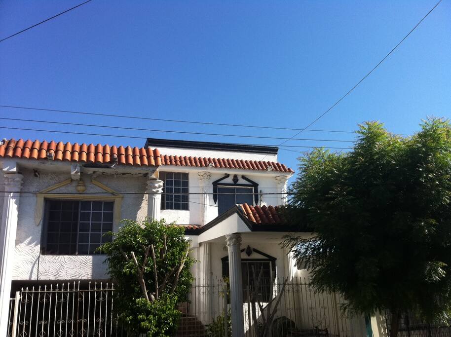 House; Although Trees are very Large now and cover the house.