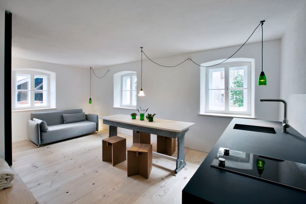 Apartment 1 Wohnbereich