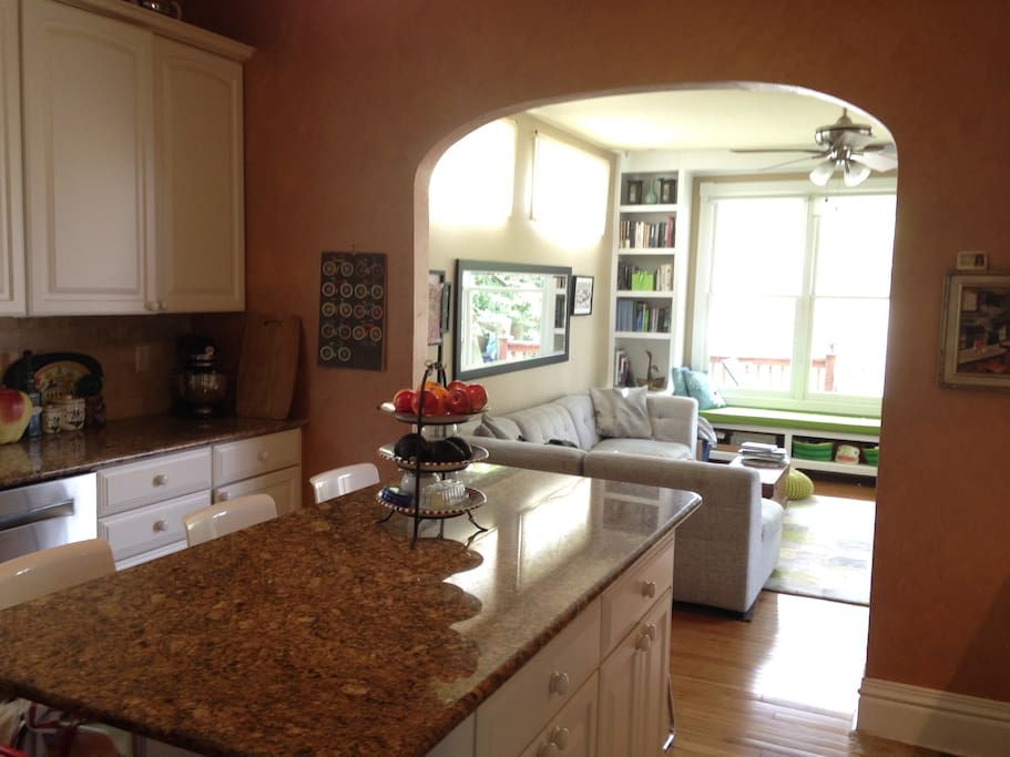 Shared large updated kitchen