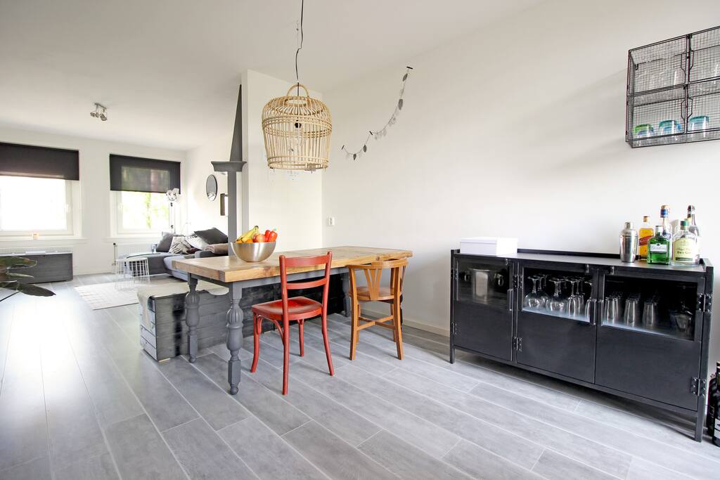 The apartment has a nice atmosphere