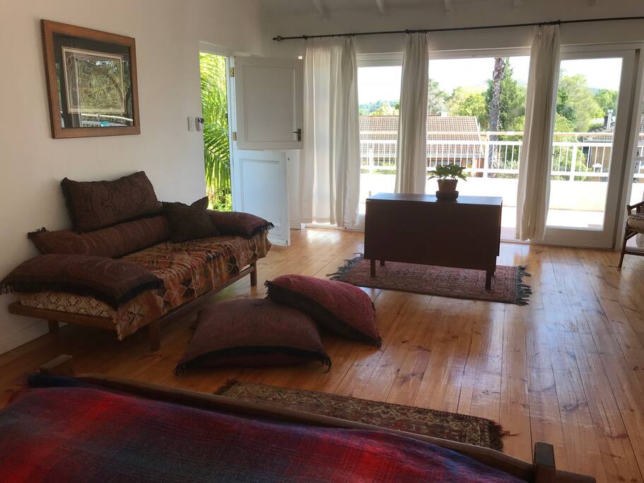 Spacious studio to study, read and relax.