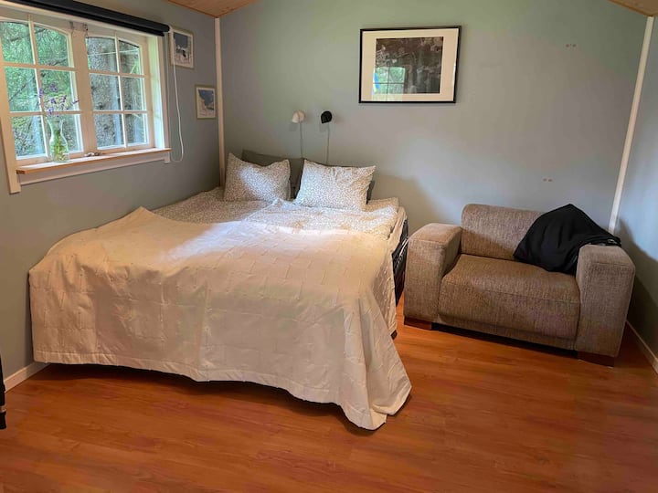 Dormitorio en casa de huéspedes.