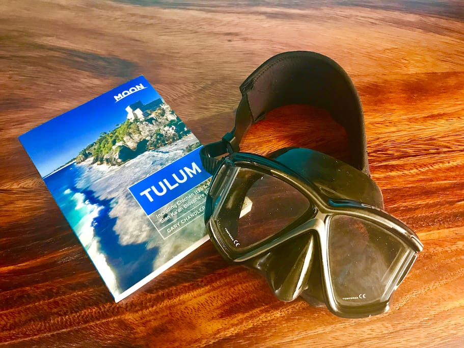 Your room has a guidebook and you can borrow snorkel masks and other goodies from the front desk