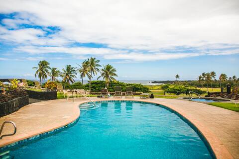 'Âlani Punalu'u Black Sand Beach oceanview retreat