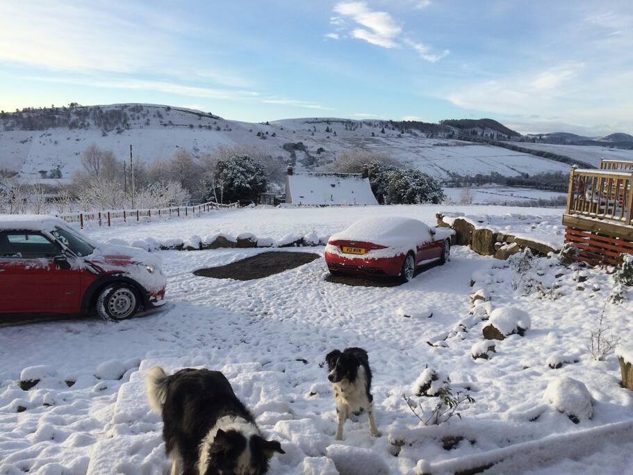 View from the Steading towards Cats Back