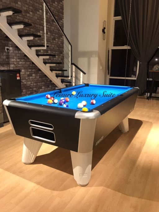 Exclusive Pool Table ready for all guests.