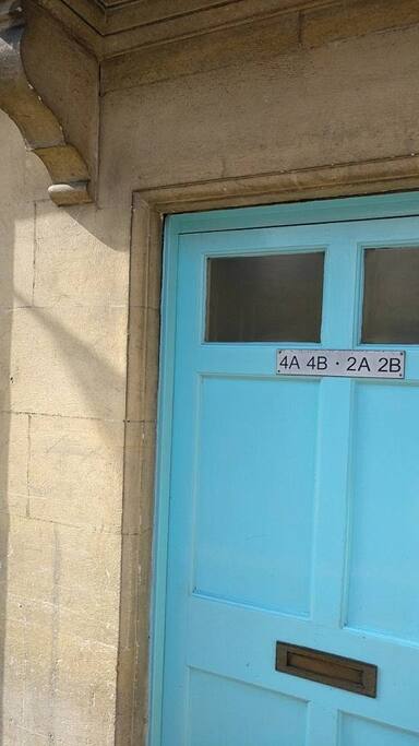 This is the front door of the building.