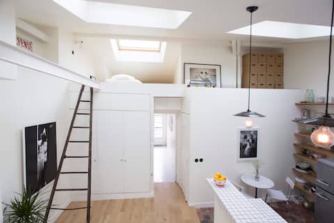 Nid d'amour au pied de Montmartre en bail mobilité