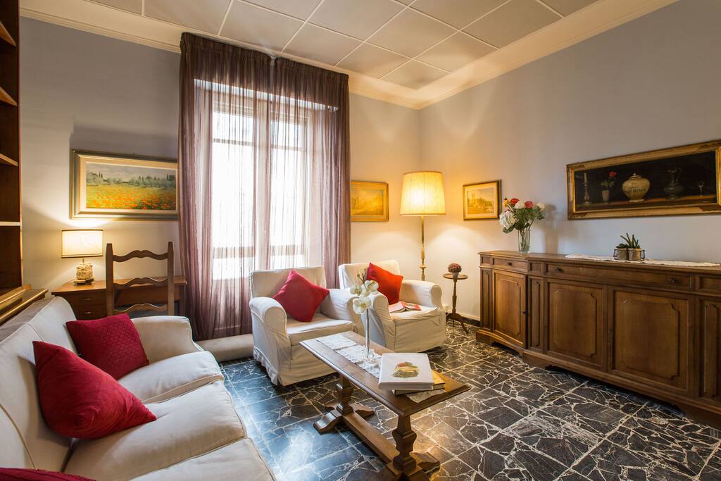 big living room with sofa