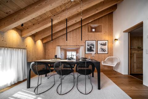 Unique maisonette apartment in Engadine house