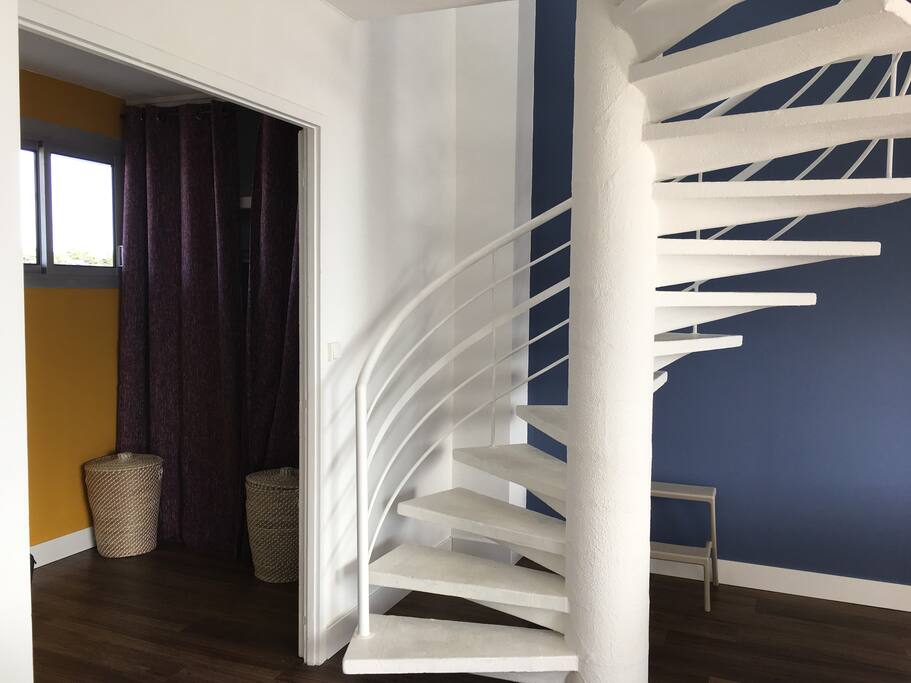 escalier chambres